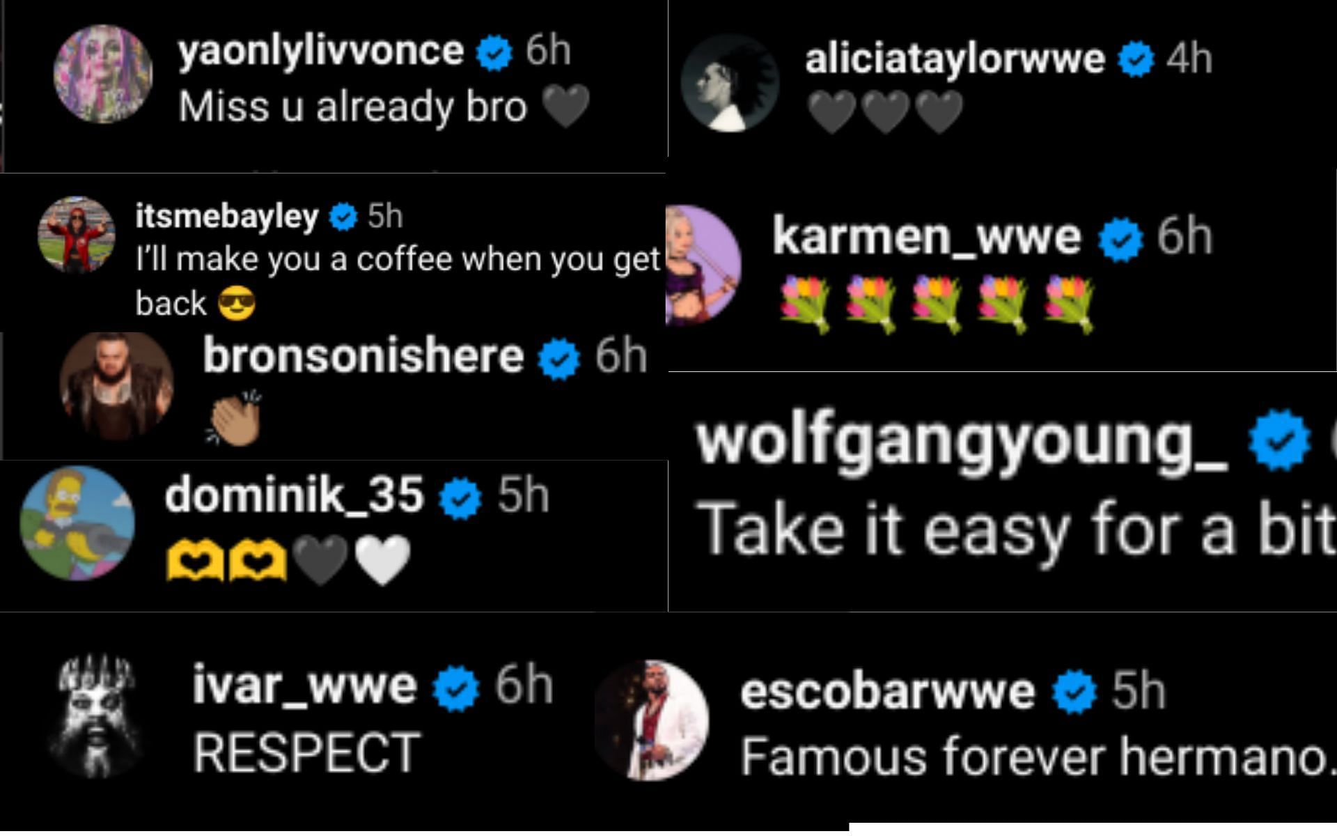 (Picture Courtesy: comments on the post of @jd_mcdonagh on Instagram)